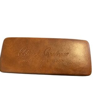 NEW Men's Robert Graham Modern Americana  Brown Hardshell Sunglass Glasses Case